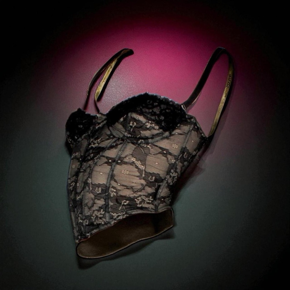 Urban Outfitters deadstock black lace corset top